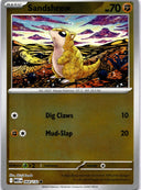 Pokemon Sandshrew 068/132 Mega Evolution Reverse Holo NM