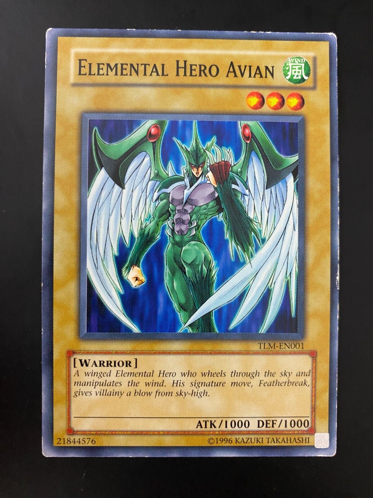 Yugioh Elemental Hero Avian TLM-EN001 Common 1st Edition HP/MP