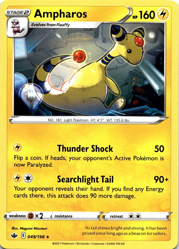 Pokemon Ampharos 049/198 Chilling Reign Non Holo NM