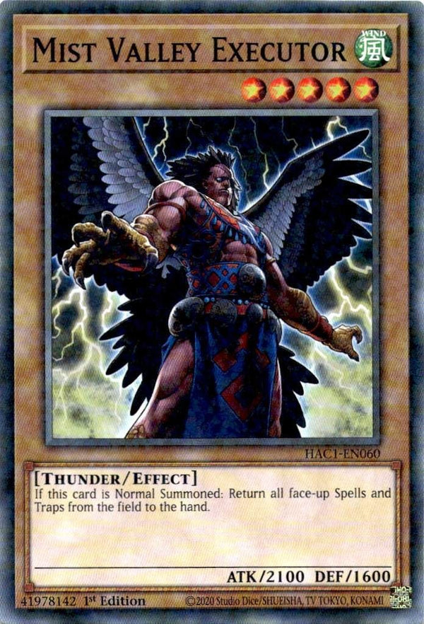 Yugioh Mist Valley Executor HAC1-EN060 Duel Terminal Rare 1st Edition NM