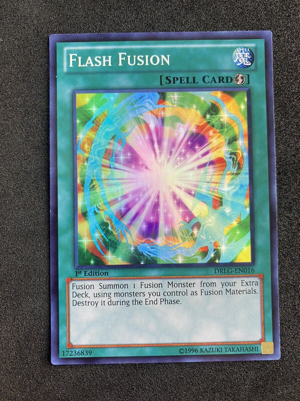 Yugioh Flash Fusion DRLG-EN016 Super Rare 1st Edition VLP-NM