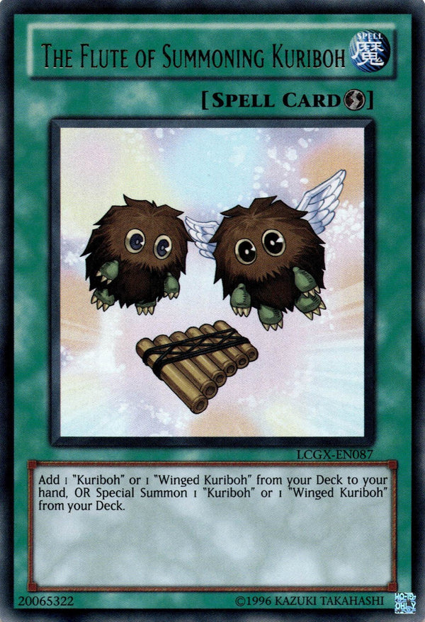 Yugioh The Flute of Summoning Kuriboh LCGX-EN087 Ultra Rare Unlimited Edition LP