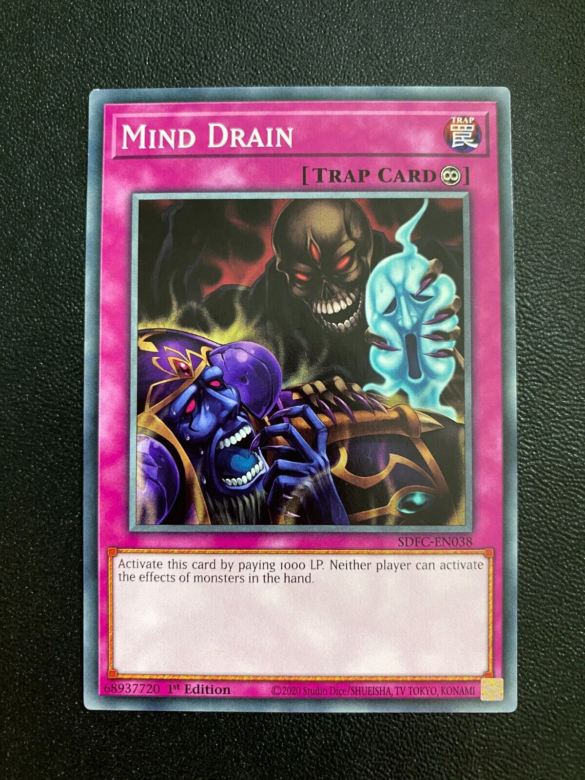 Yugioh Mind Drain SDFC-EN038 1st Edition NM