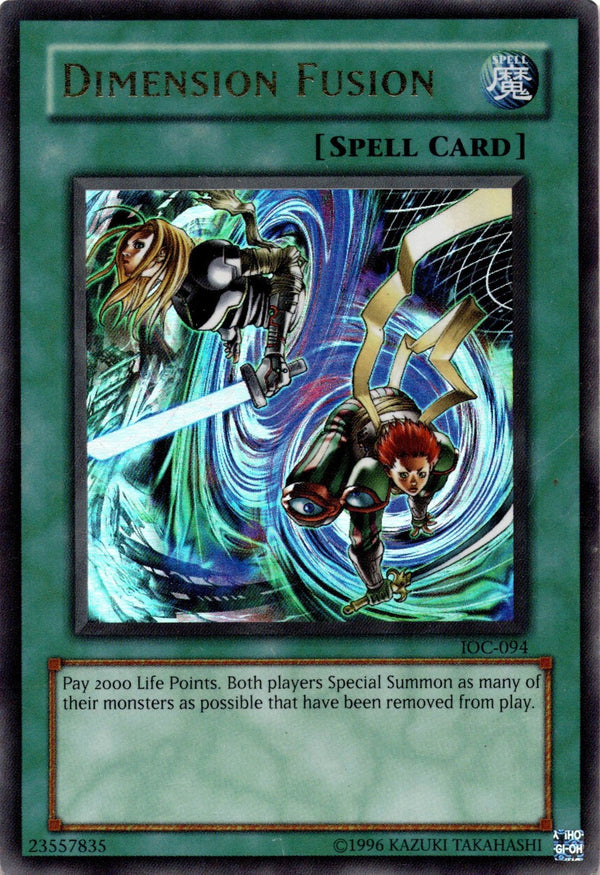 Yugioh Dimension Fusion IOC-094 Ultra Rare Unlimited Edition HP