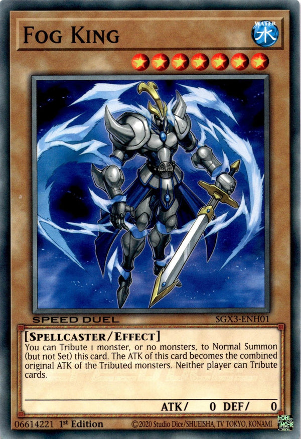Yugioh Fog King SGX3-ENH01 Speed Duel Common 1st Edition NM