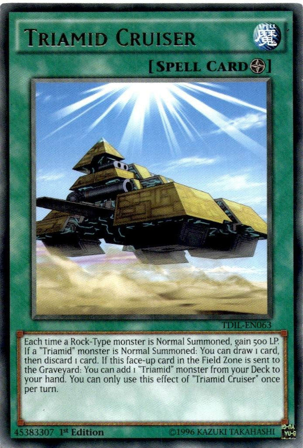 Yugioh Triamid Cruiser TDIL-EN063 Rare 1st Edition VLP/NM