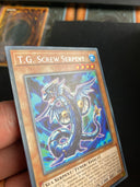 Yugioh T.G. Screw Serpent SAST-EN009 Rare 1st Edition HP