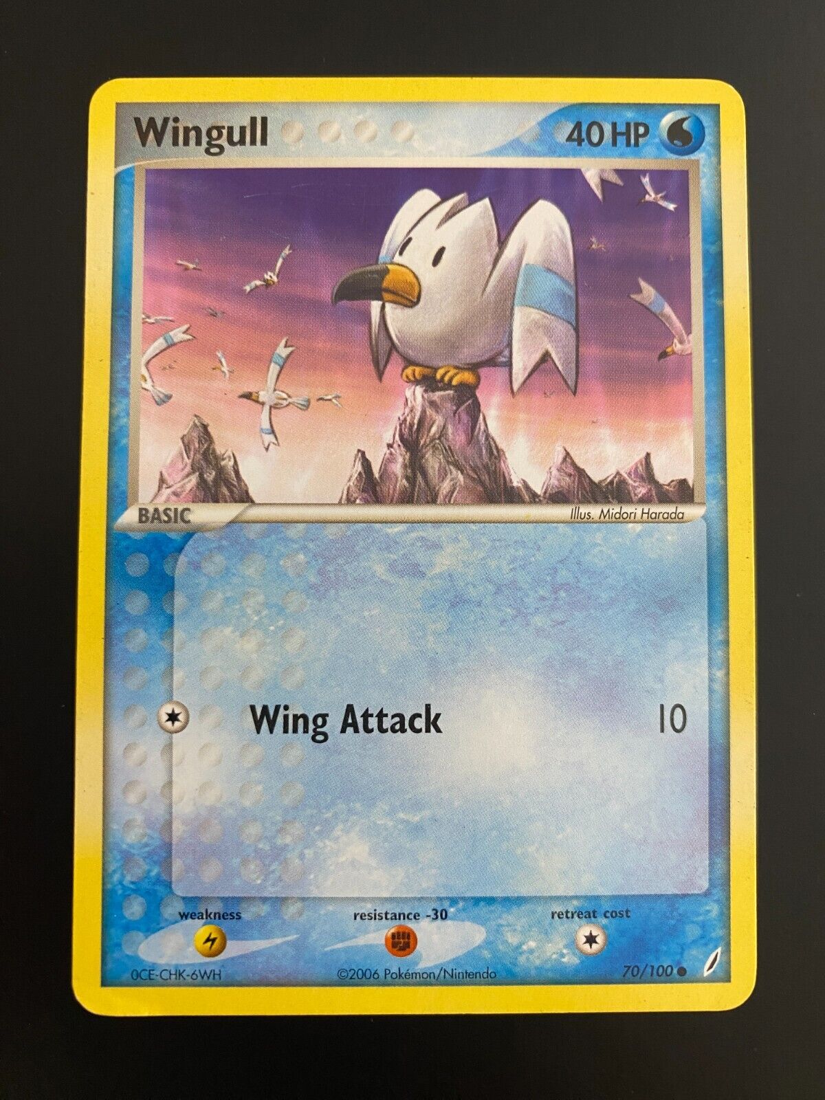 Pokemon Wingull 70/100 Crystal Guardians LP