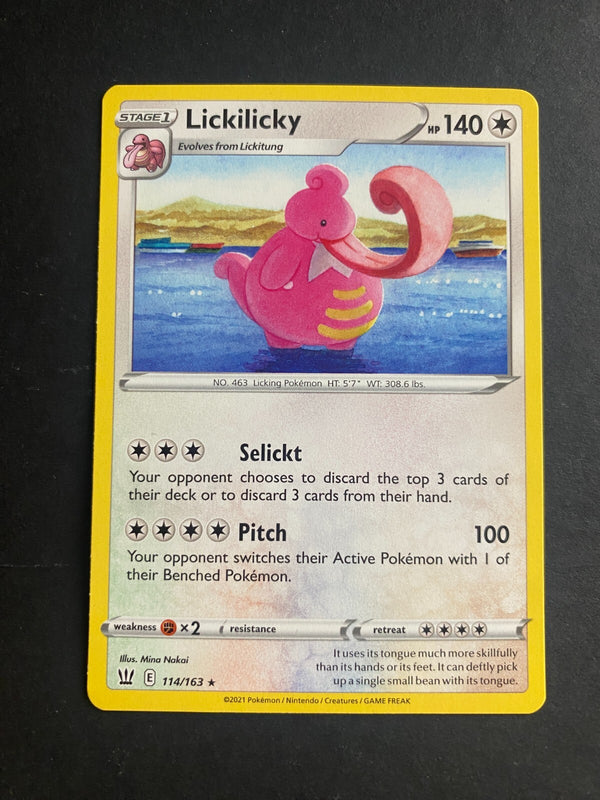 Pokemon Lickilicky 114/163 Battle Styles Rare Non Holo NM