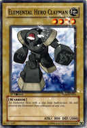 Yugioh Elemental Hero Clayman TLM-EN003 Common 1st Edition DAMAGED