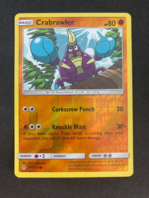 Pokemon Crabrawler 104/214 Unbroken Bonds Reverse Holo NM