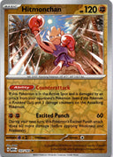 Pokemon Hitmonchan 107/165 Pokemon 151 Reverse Holo NM