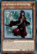 Yugioh Lo, the Prayers of the Voiceless Voice MP25-EN052 Secret Rare 1st Ed NM