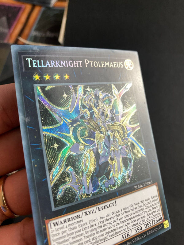 Yugioh Tellarknight Ptolemaeus BLMR-EN083 Secret Rare 1st Edition MP/LP