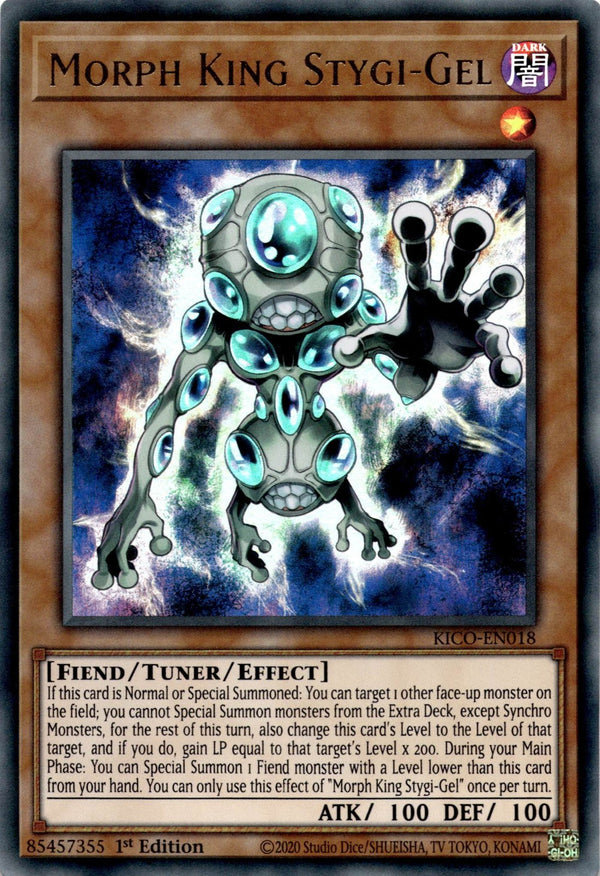 Yugioh Morph King Stygi-Gel KICO-EN018 Ultra Rare 1st Edition NM