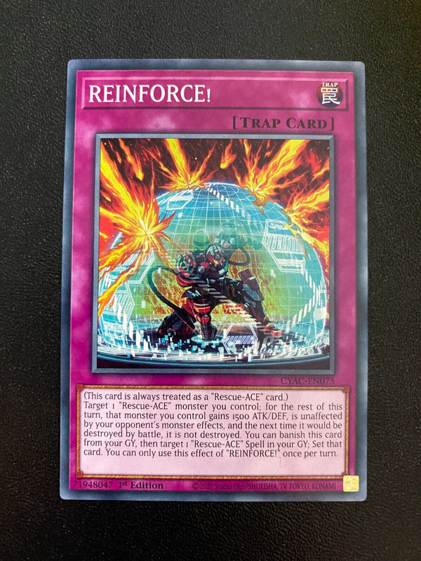 Yugioh REINFORCE! CYAC-EN075 Common 1st Edition NM