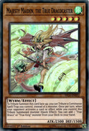 Yugioh Majesty Maiden, the True Dracocaster FIGA-EN052 Super Rare 1st Edition NM