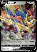 Pokemon Zacian V 095/159 Crown Zenith Full Art Holo NM