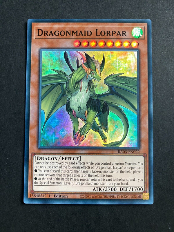 Yugioh Dragonmaid Lorpar RA03-EN022 Super Rare 1st Edition NM