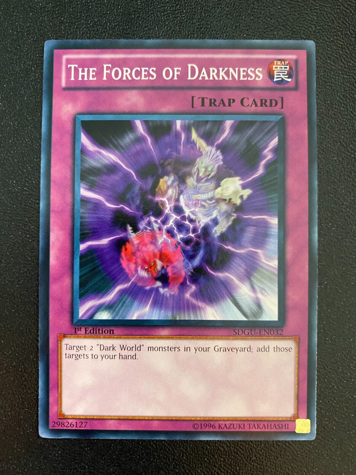 Yugioh The Forces of Darkness SDGU-EN032 Common 1st Edition LP/VLP