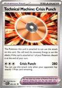 Pokemon Technical Machine: Crisis Punch 090/091 Padean Fates Non Holo NM