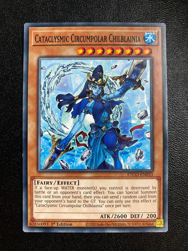 Yugioh Cataclysmic Circumpolar Chilblainia ETCO-EN033 Common 1st Edition VLP/NM