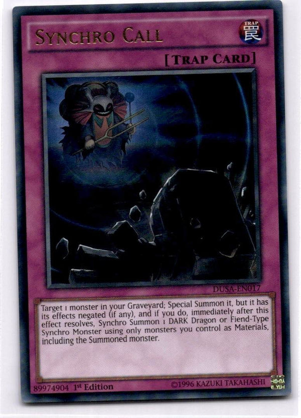 Yugioh Synchro Call DUSA-EN017 Ultra Rare 1st Edition NM