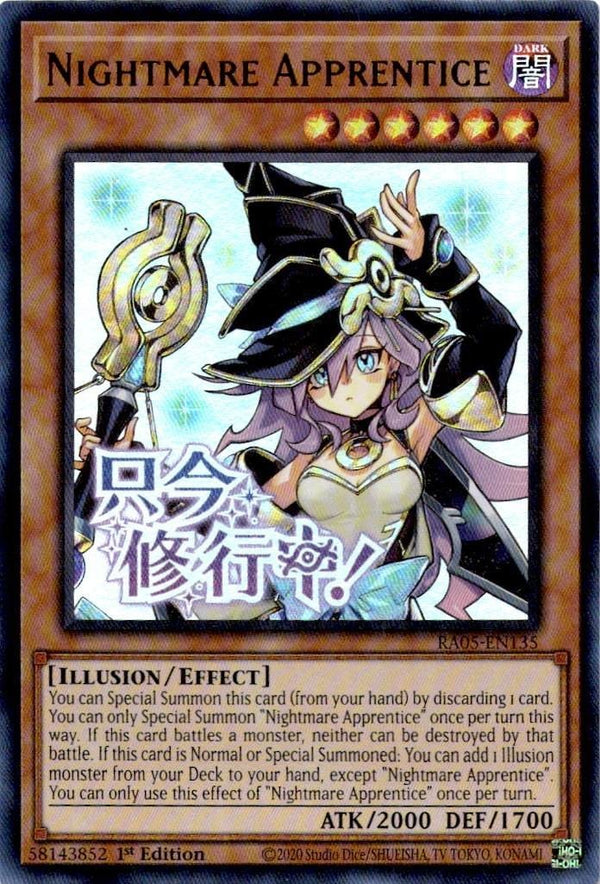 Yugioh Nightmare Apprentice RA05-EN135 NA Print Ultra Rare 1st Edition NM