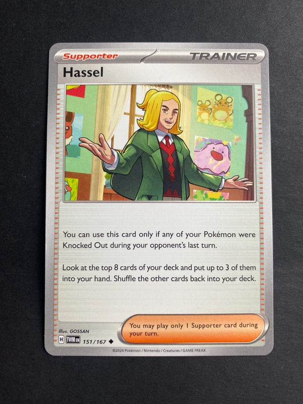 Pokemon Hassel 151/167 Twilight Masquerade Non Holo NM