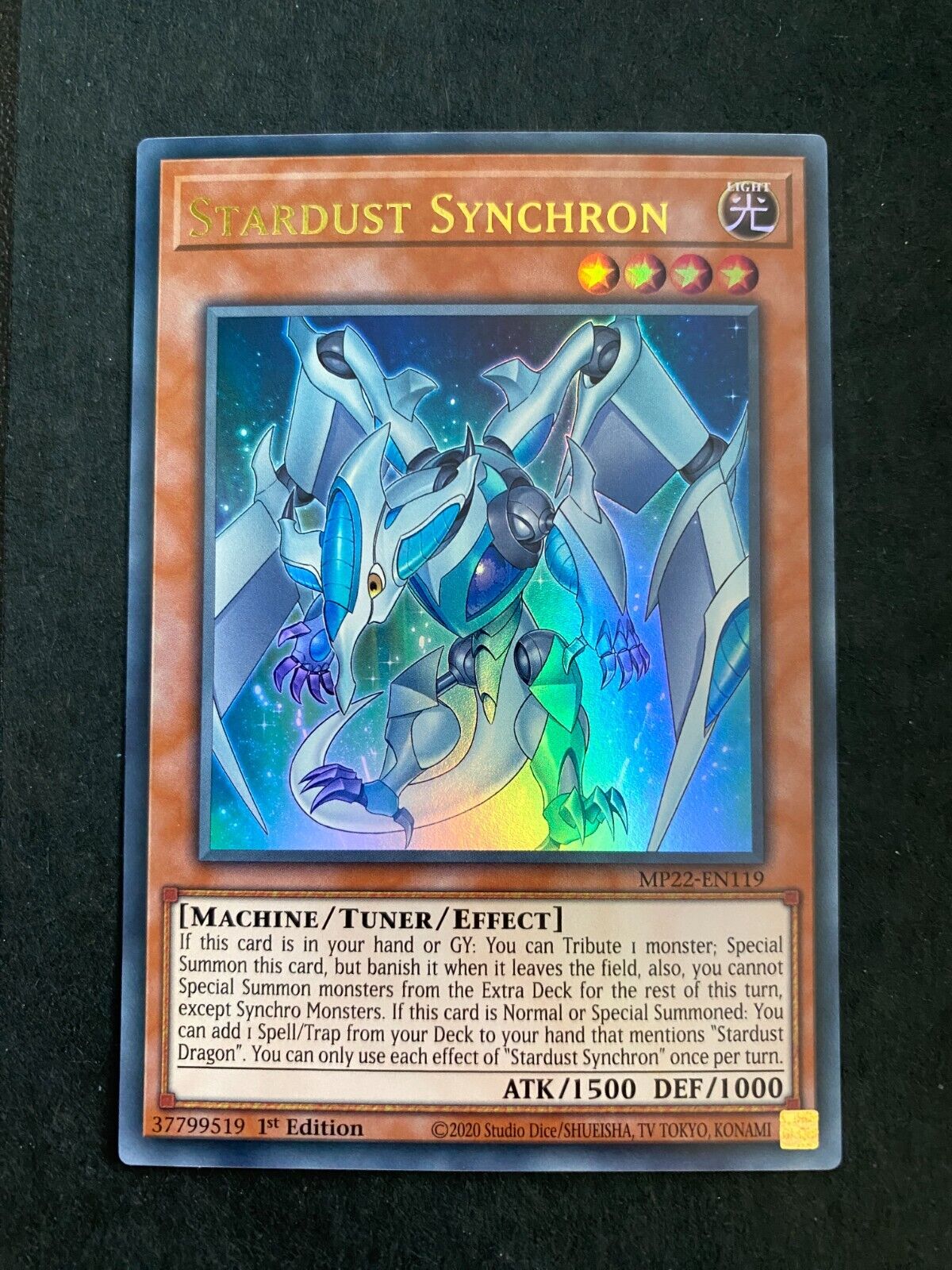 Yugioh Stardust Synchron MP22-EN119 Ultra Rare 1st Edition NM