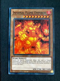 Yugioh Infernal Flame Emperor SR14-EN013 Common 1st Edition NM