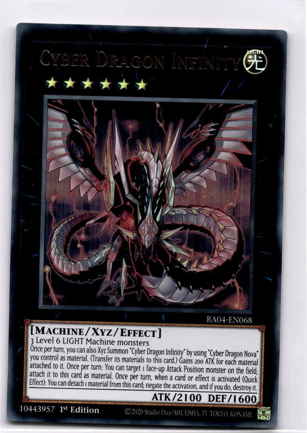 Yugioh Cyber Dragon Infinity RA04-EN068 Ultra Rare 1st Edition NM