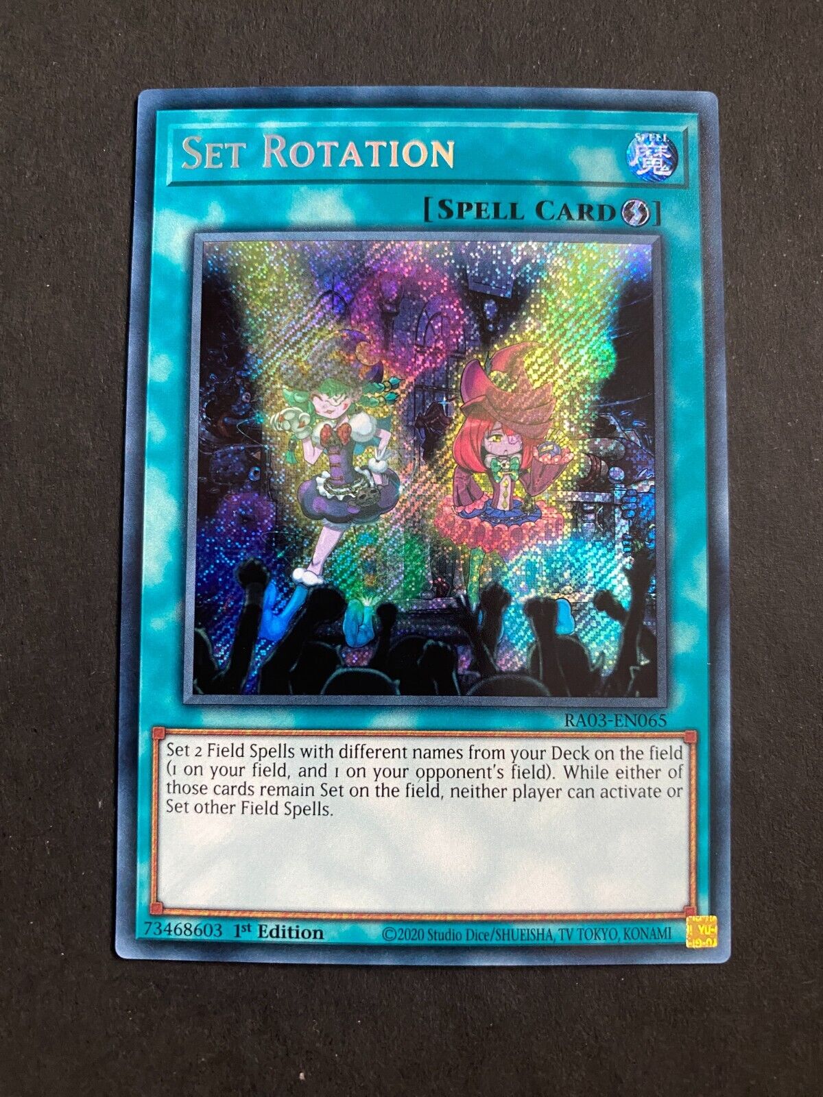 Yugioh Set Rotation RA03-EN065 Secret Rare 1st Edition NM