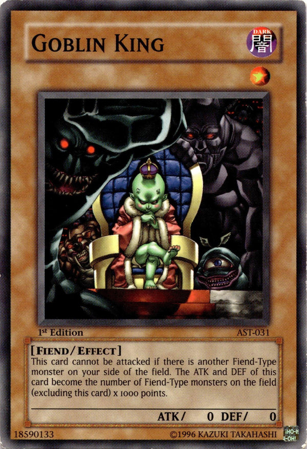 Yugioh Goblin King AST-031 Common 1st Edition HP/MP