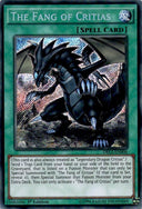 Yugioh The Fang of Critias DRL2-EN006 Secret Rare 1st Edition VLP/NM