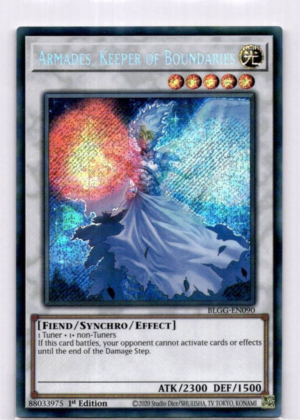 Yugioh Armades, Keeper of Boundaries BLGG-EN090 Secret Rare 1st Edition NM
