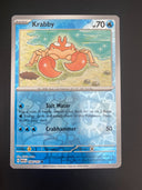 Pokemon Krabby 098/165 Scarlet Violet 151 Reverse Holo NM