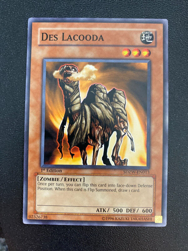 Yugioh Des Lacooda SDZW-EN013 Common 1st Edition VLP/NM