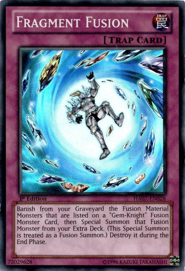 Yugioh Fragment Fusion HA07-EN028 Super Rare 1st Edition HP
