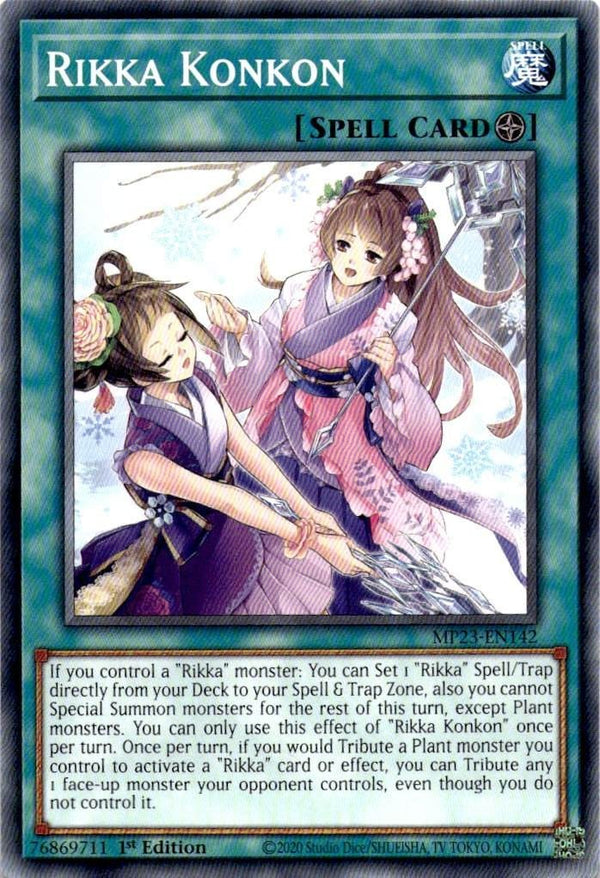 Yugioh Rikka Konkon MP23-EN142 Common 1st Edition NM