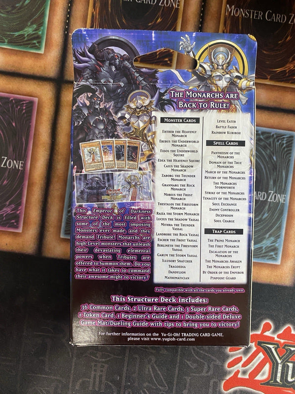 Yugioh Emperor of Darkness Structure Deck 1st Edition Factory Sealed TUGIOH Yugioh Emperor of Darkness Structure Deck 1st Edition Factory Sealed TUGIOH
