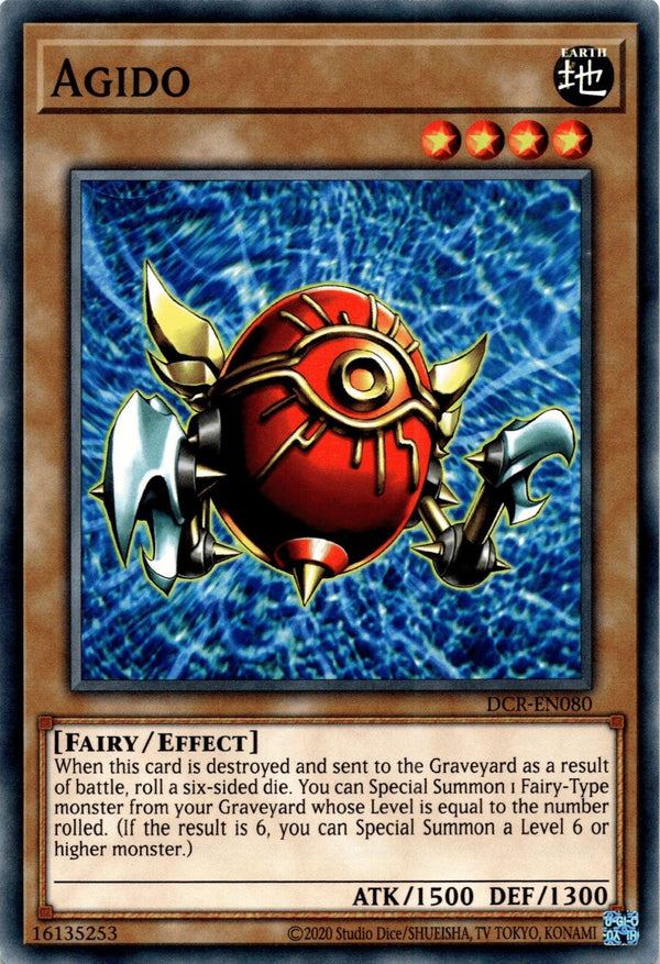 Yugioh Agido DCR-EN080 Common Unlimited Edition NM
