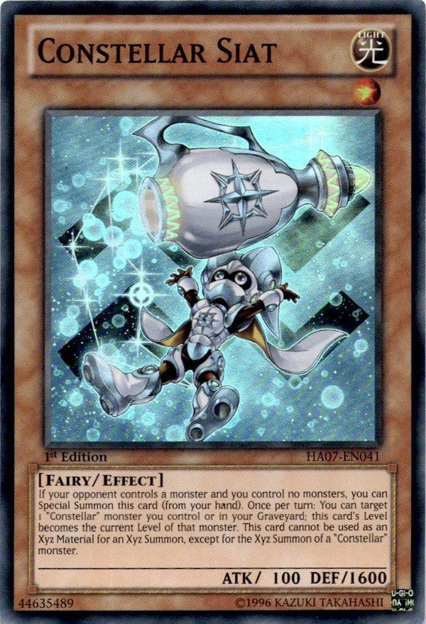 Yugioh Constellar Siat HA07-EN041 Super Rare 1st Edition NM