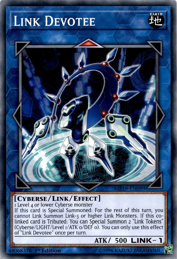 Yugioh Link Devotee MP19-EN099 Common 1st Edition NM