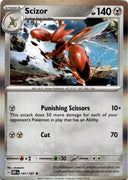 Pokemon Scizor 141/197 Paldea Evolved Holo NM