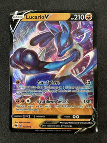 Pokemon Lucario V 27/63 Champions Path Ultra Rare NM