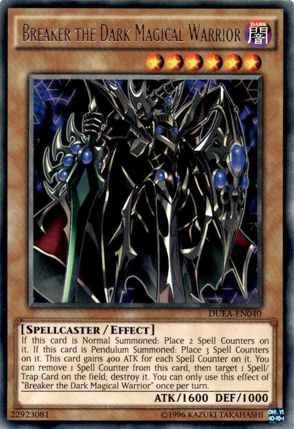 Yugioh Breaker the Dark Magical Warrior DUEA-EN040 Rare 1st Edition NM