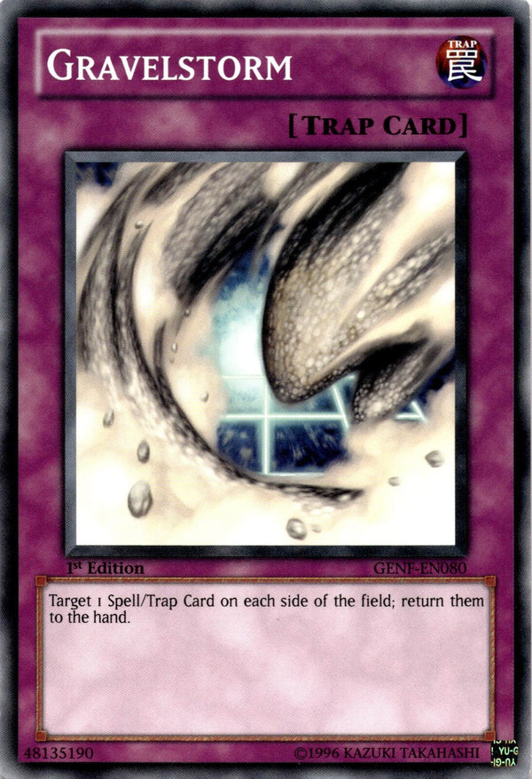 Yugioh Gravelstorm GENF-EN080 Common 1st Edition LP