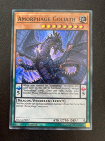 Yugioh Amorphage Goliath FIGA-EN057 Super Rare 1st Edition NM/MINT