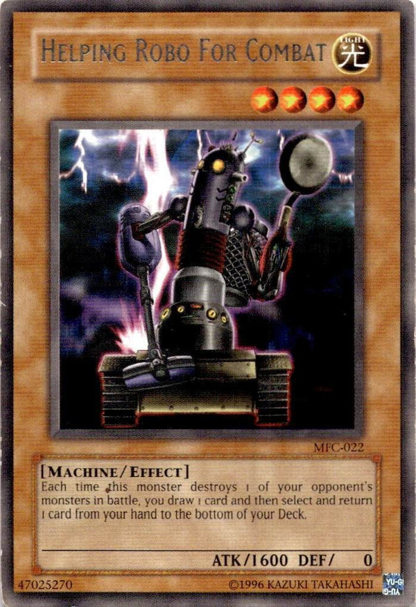Yugioh Helping Robo for Combat MFC-022 Rare Unlimited Edition HP